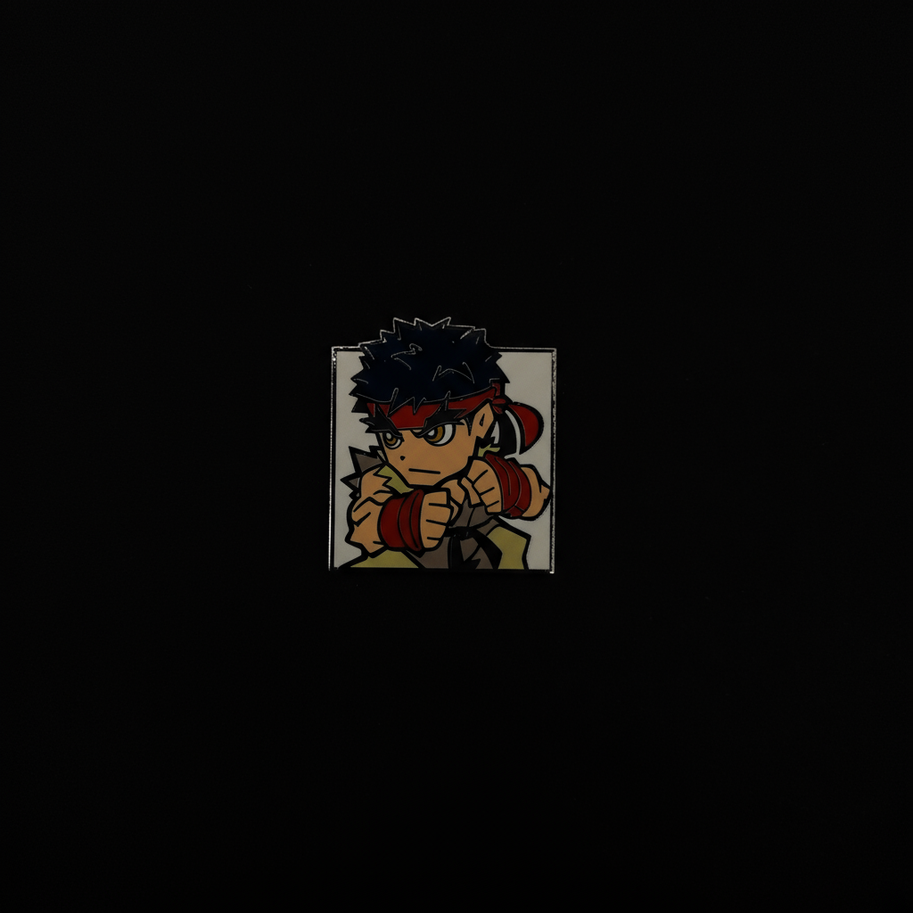 Street Fighter Ryu Character Pin