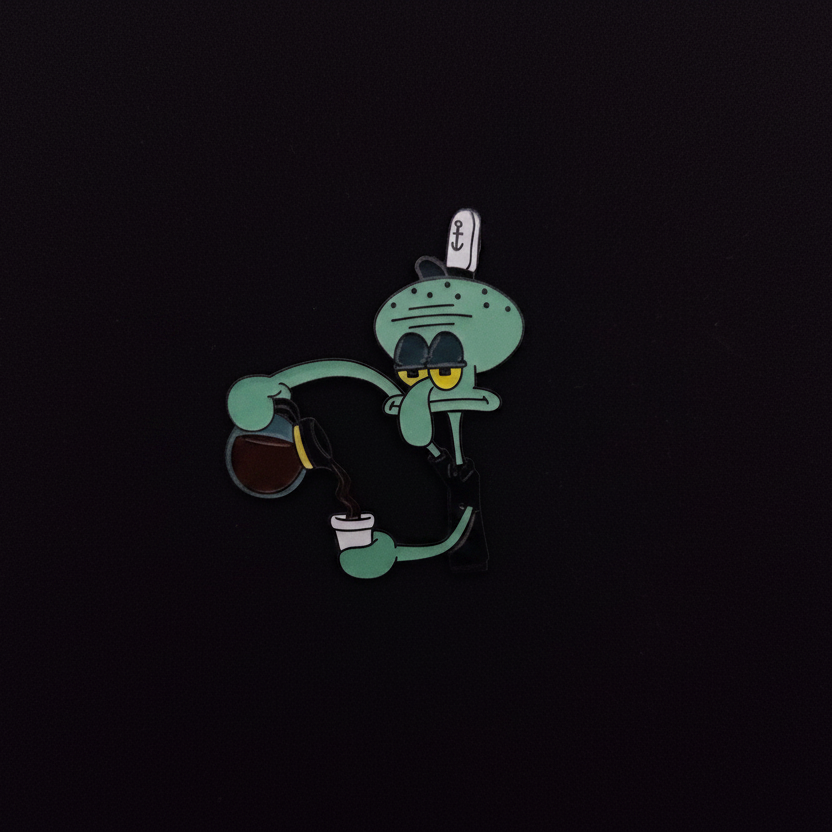 SpongeBob Square Pants Squidward Coffee Pin