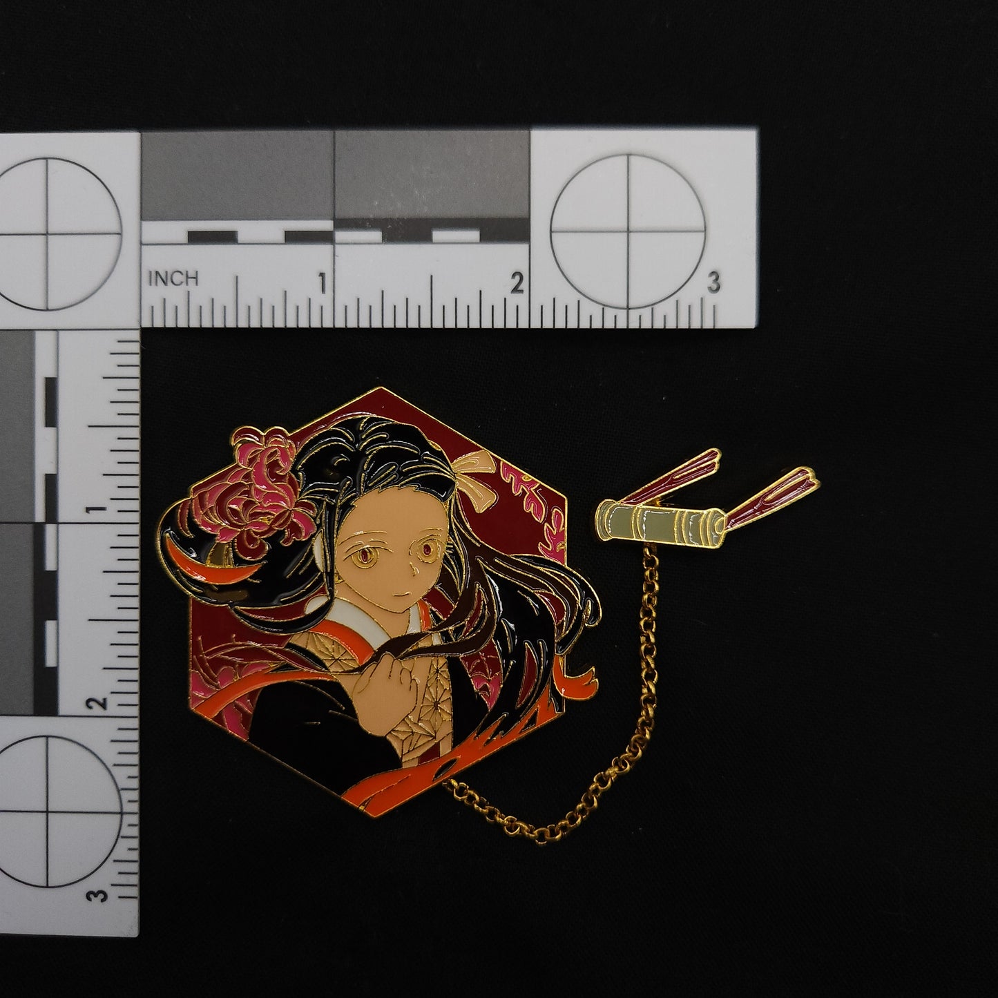 Demon Slayer Nezuko W/ Chain Pin