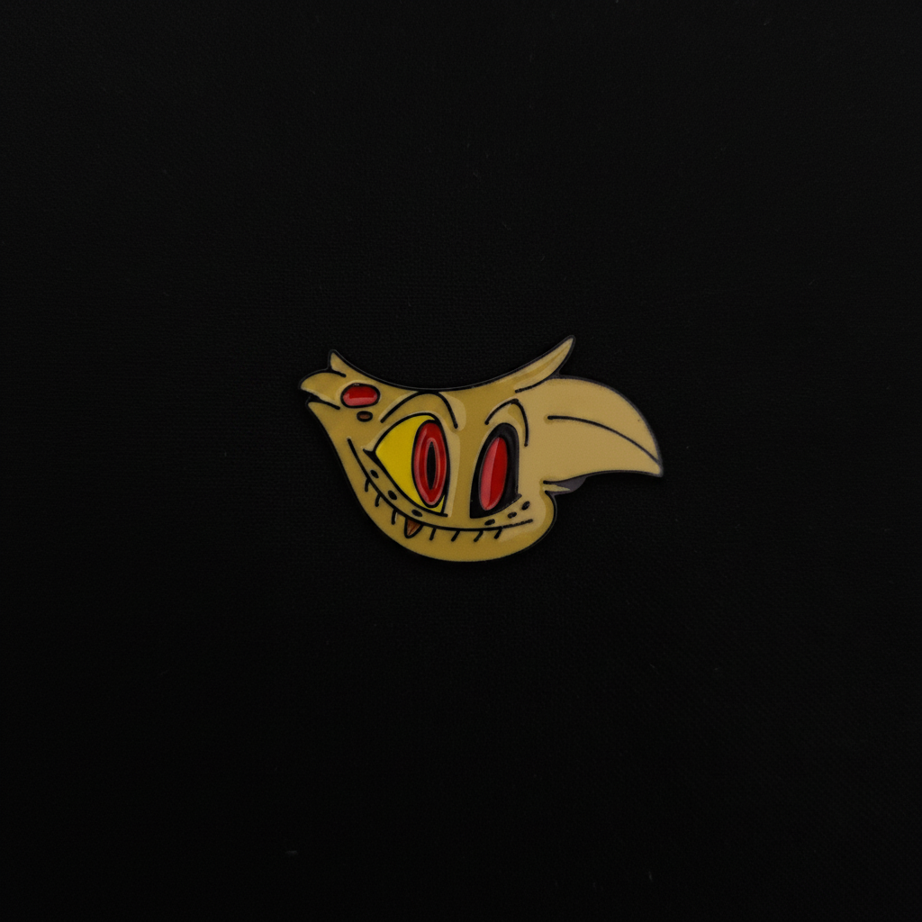 Hazbin Hotel Angel Dust Face Pin
