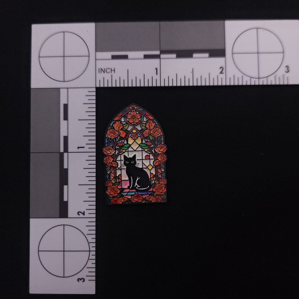 Cats Stained Glass Cat Pins