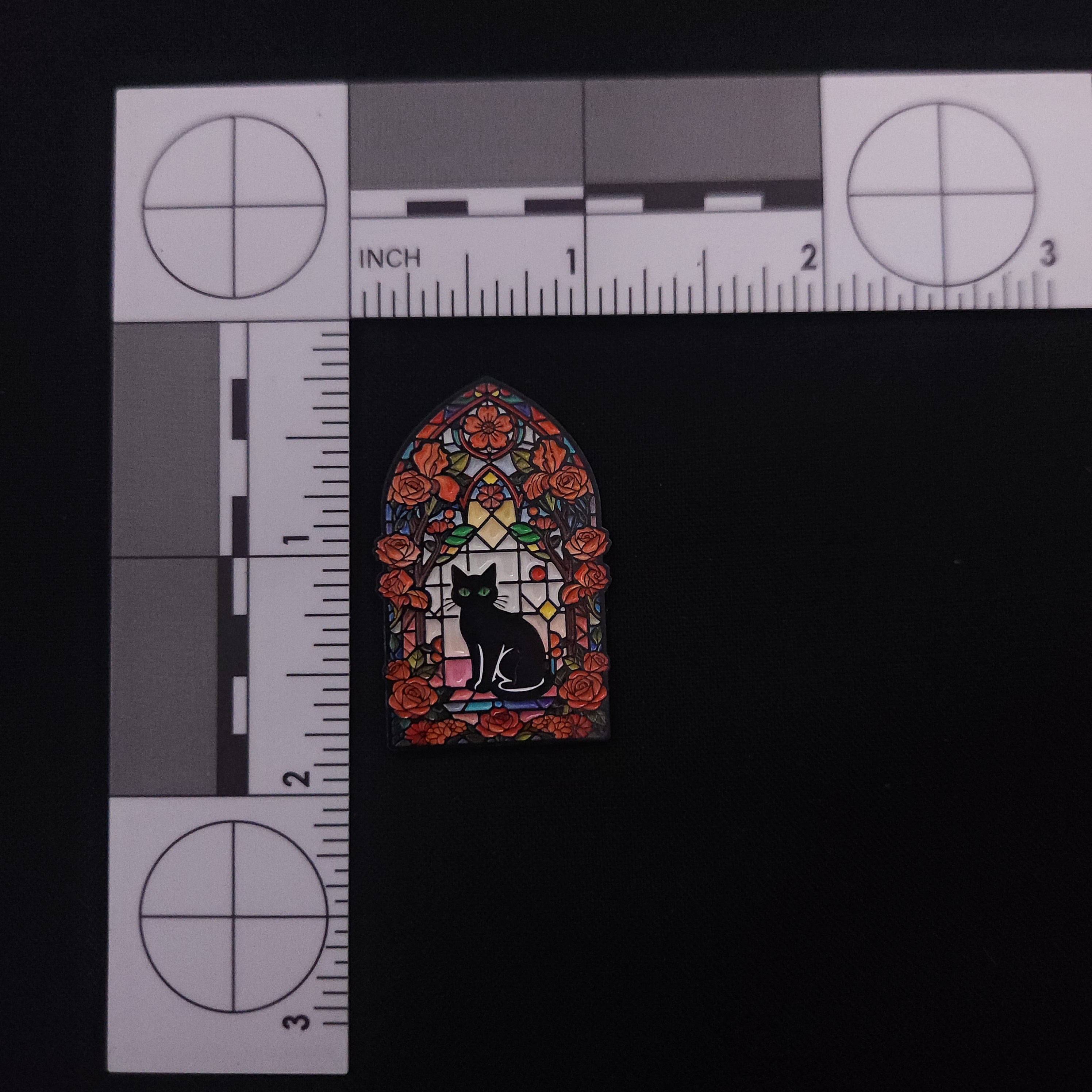 Cats Stained Glass Cat Pins