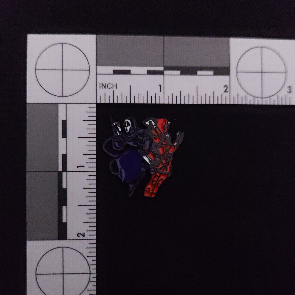 Marvel Deadpool and Ghostface Pin
