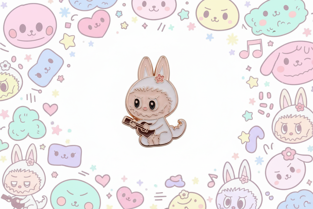 Labubu Guitar Pin