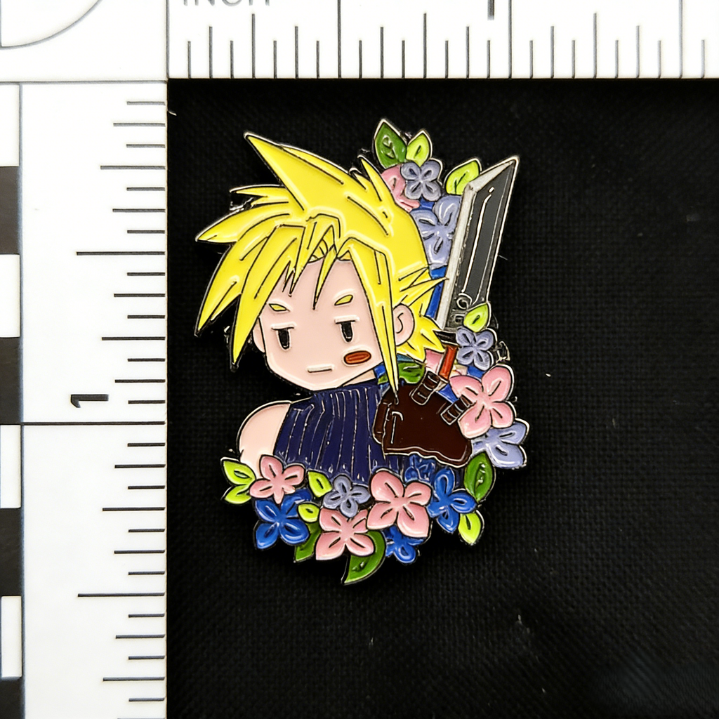 Final Fantasy FF7 Cute Cloud Pin