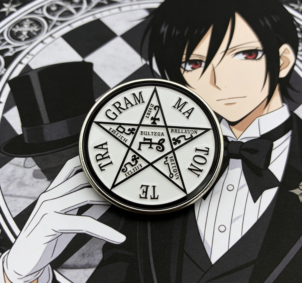 Black Butler Contract Symbol Pin