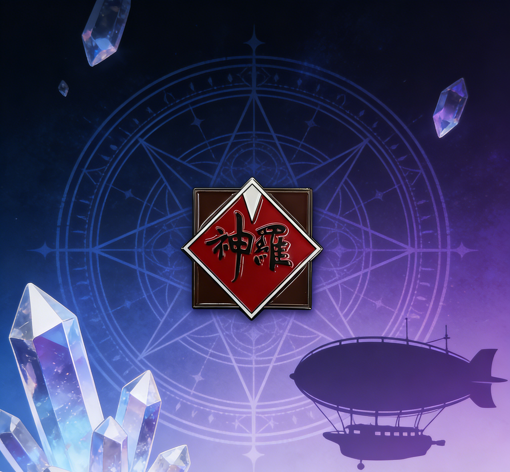 Final Fantasy FF7 Shinra Badge Pin