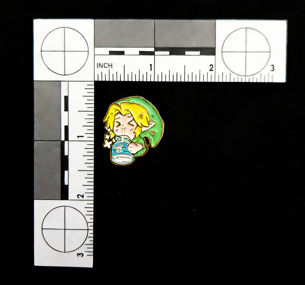 The Legend of Zelda Chibi Link and Yogurt Pin