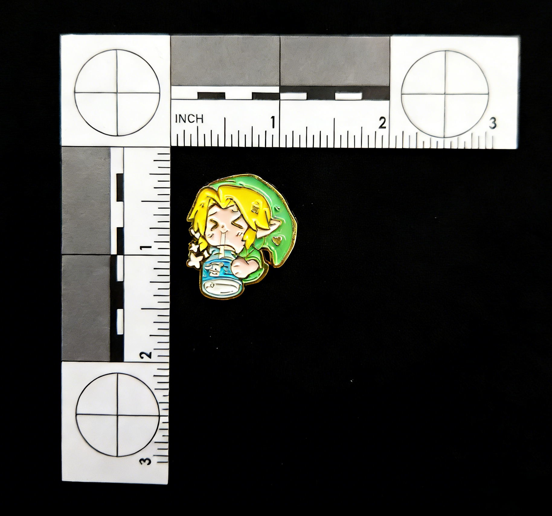 The Legend of Zelda Chibi Link and Yogurt Pin