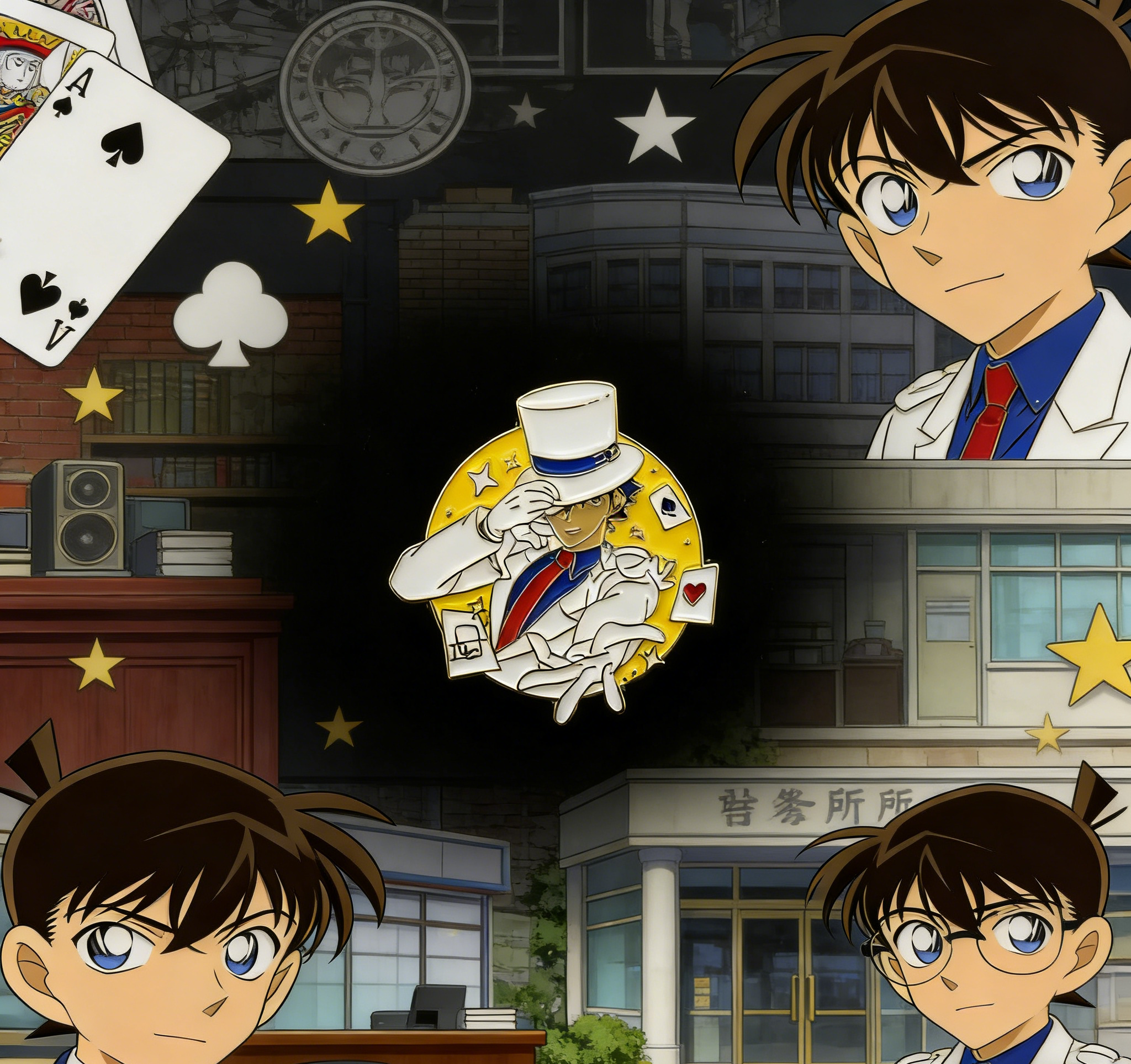 Case Closed Kaito Kuroba Pin