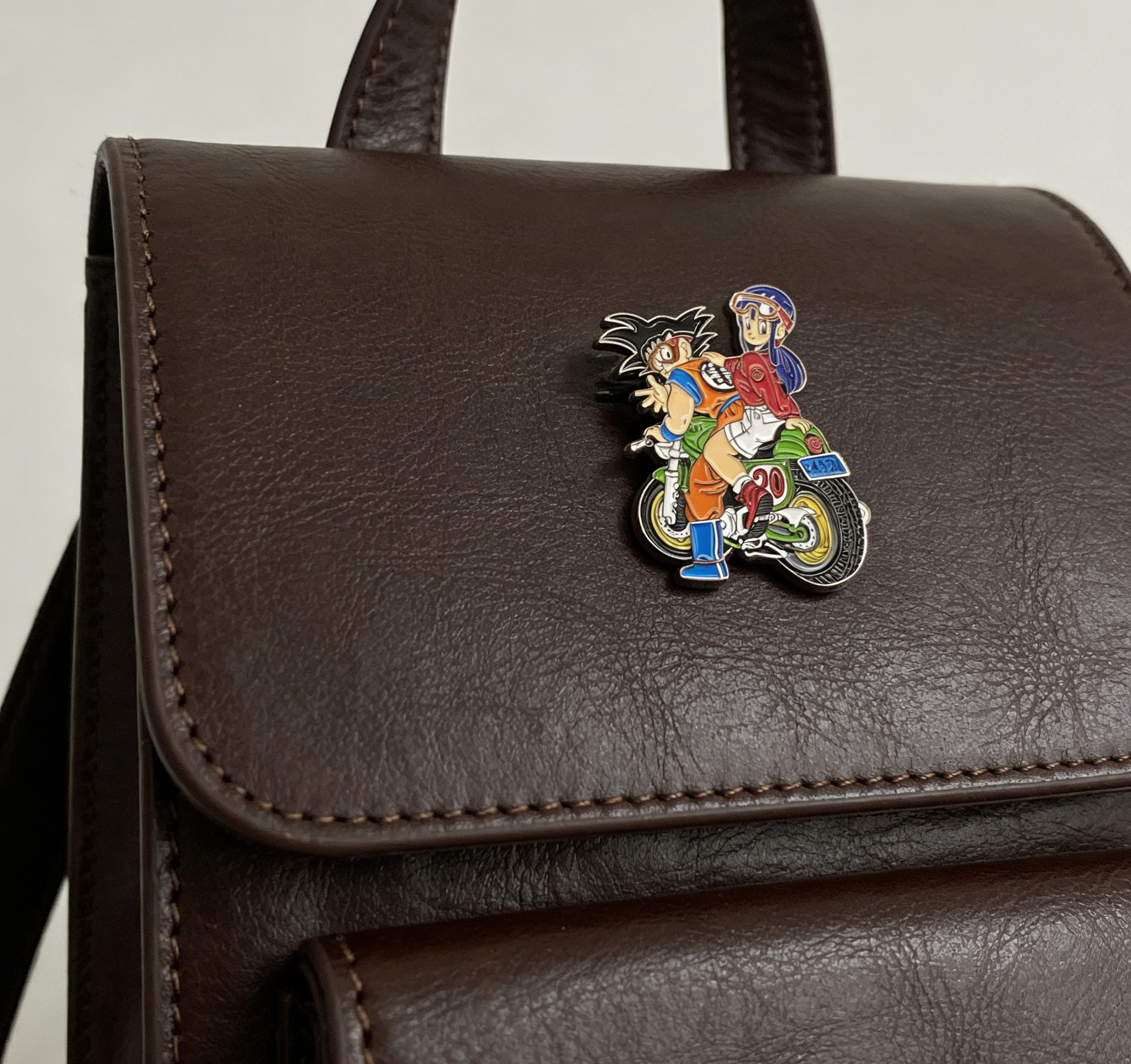 Dragon Ball Goku and Bulma Pin