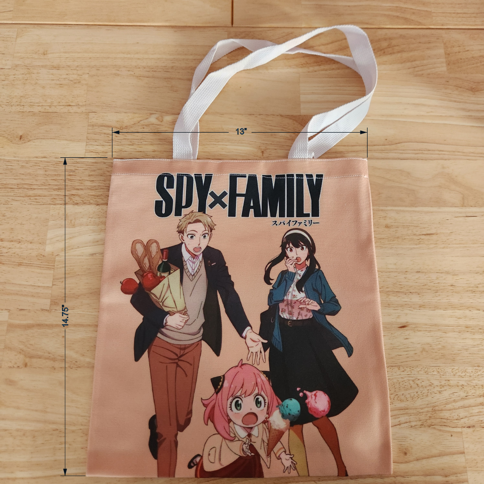 Spy X Family Character Tote Bags