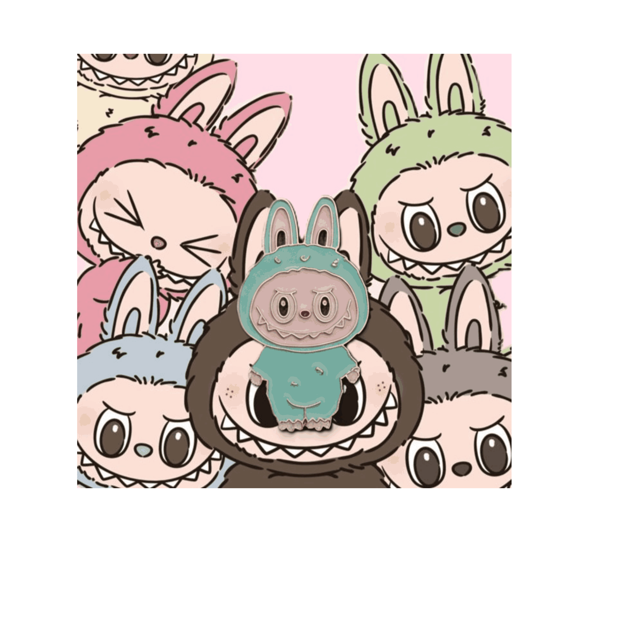 Labubu Colors Pins