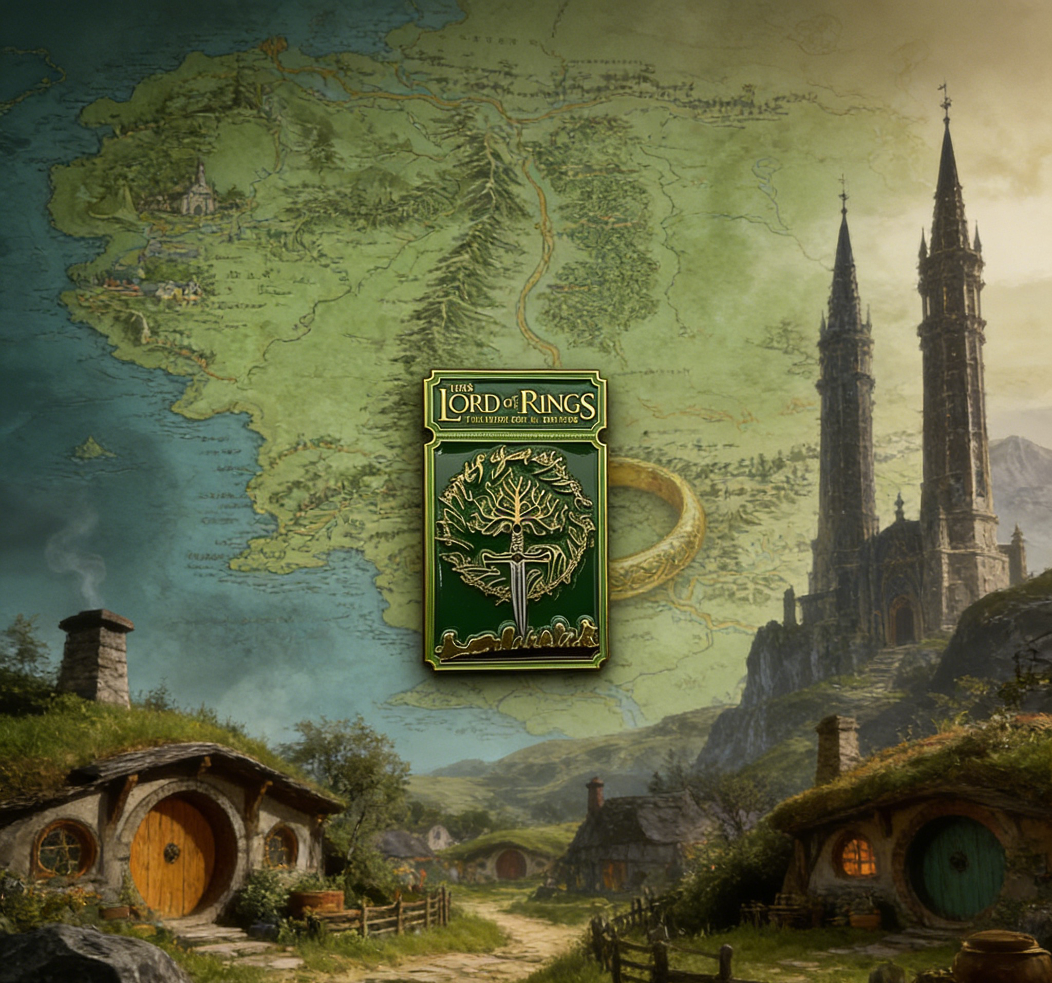 Lord of the Rings Book Pins