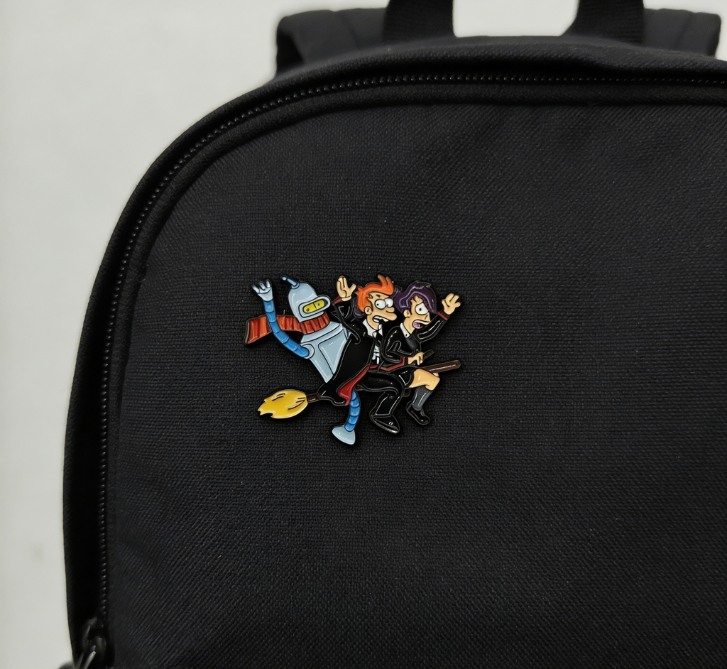 Futurama Harry Potter Futurama Crossover Pin