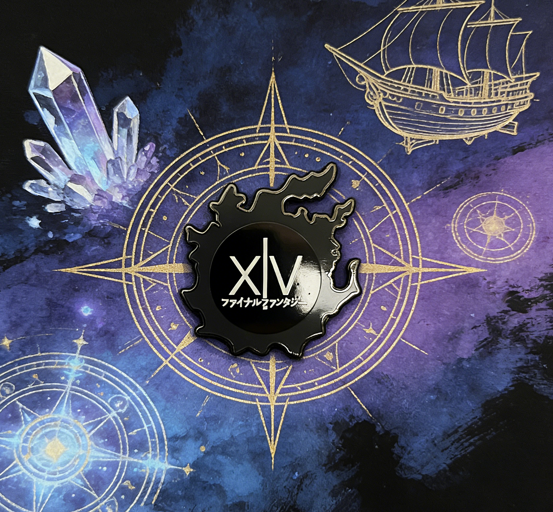 Final Fantasy FFXV Logo Pin