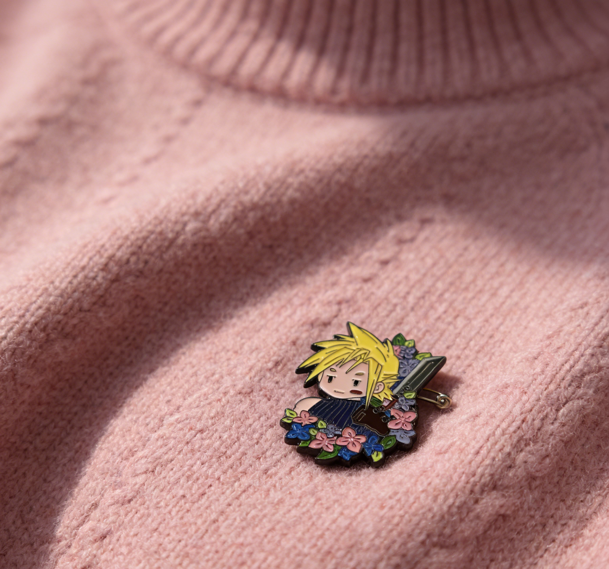Final Fantasy FF7 Cute Cloud Pin